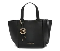 Jordi Tote Bag mit Logo-Anhänger - Schwarz