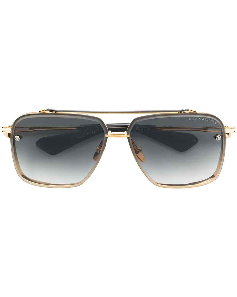 DITA Sonnenbrille im Oversized-Design - Gold Gold
