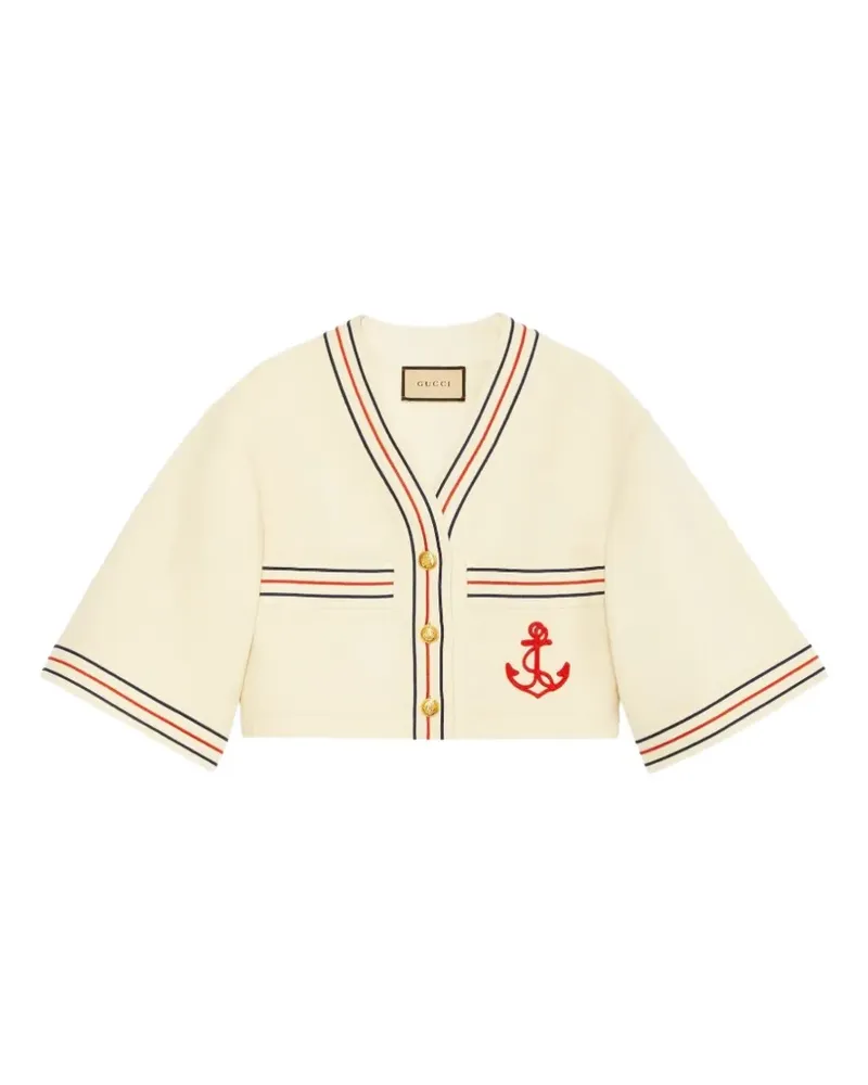 Gucci Hemd mit Ankerdetail - Nude Nude