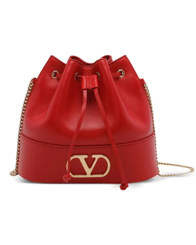 Valentino Garavani Beuteltasche mit VLogo - Rot Rot
