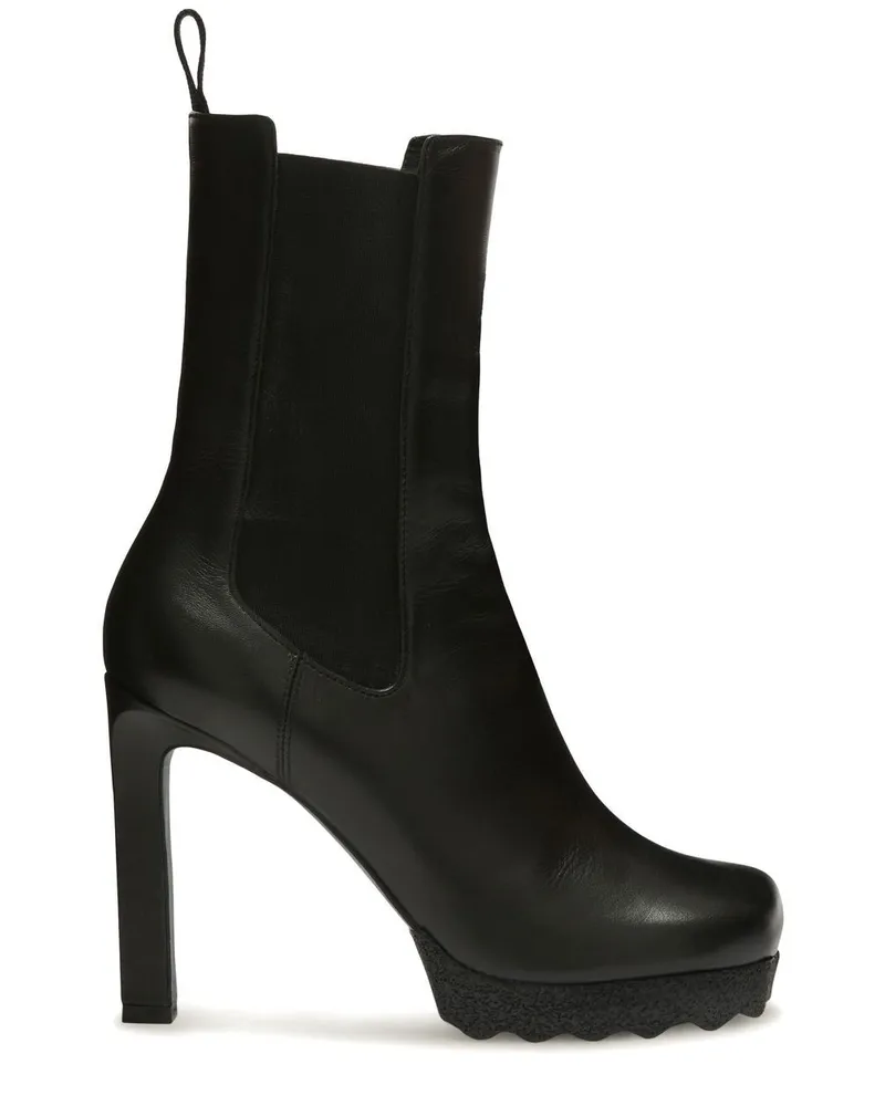 OFF-WHITE Stiefeletten mit hohem Absatz - Schwarz Schwarz