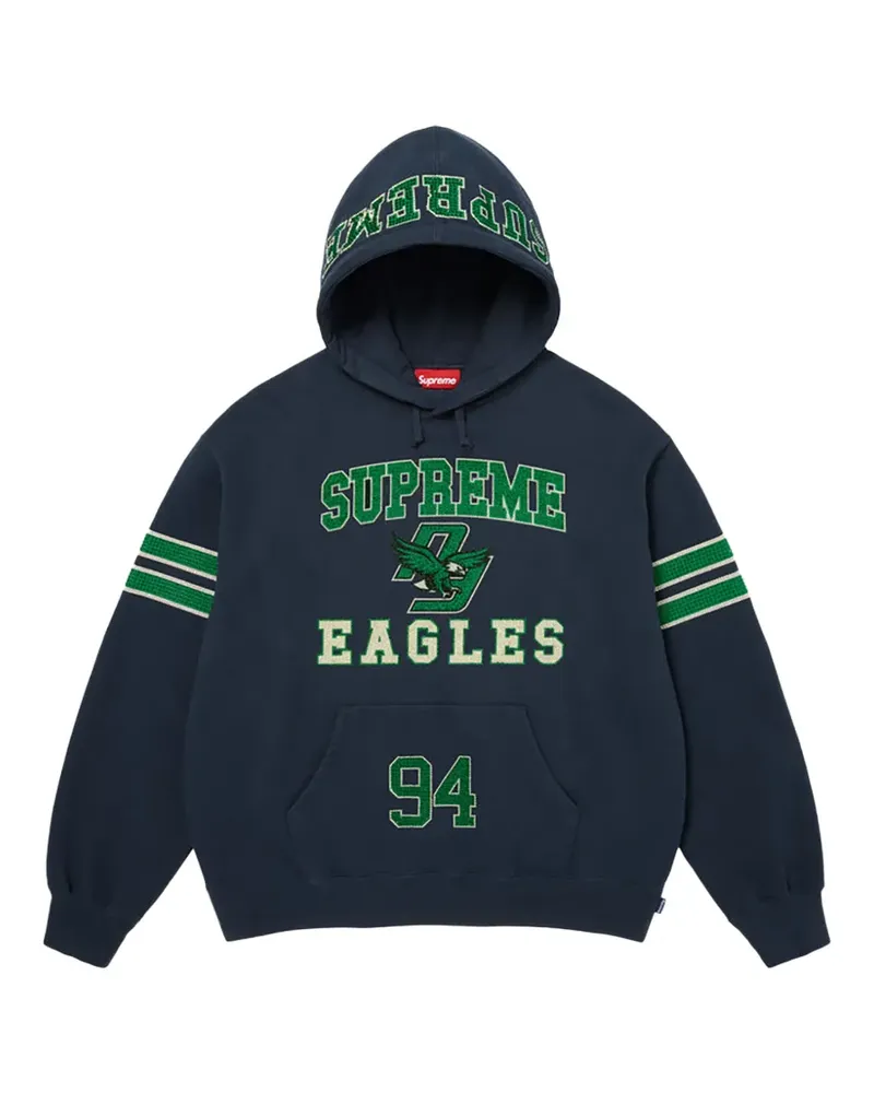 Supreme Being Hoodie mit Strass - Blau Blau