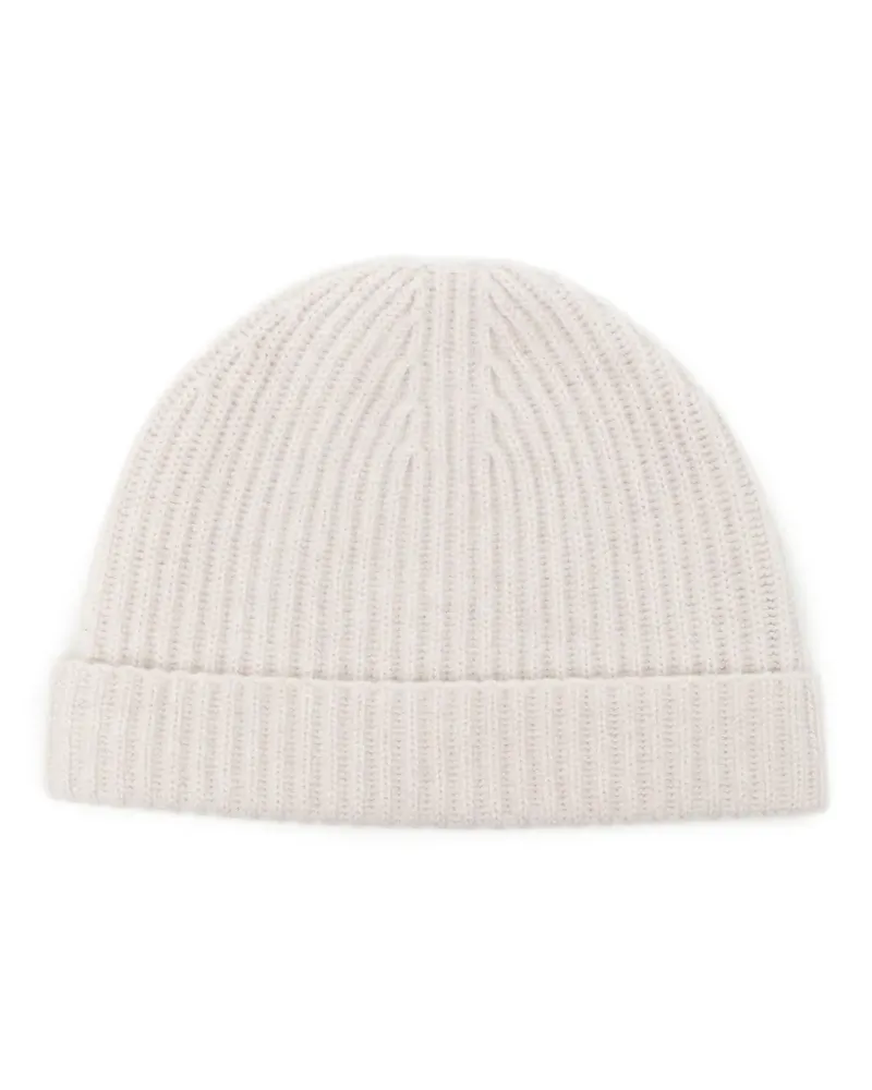 N.Peal Gerippte Beanie - Nude Nude