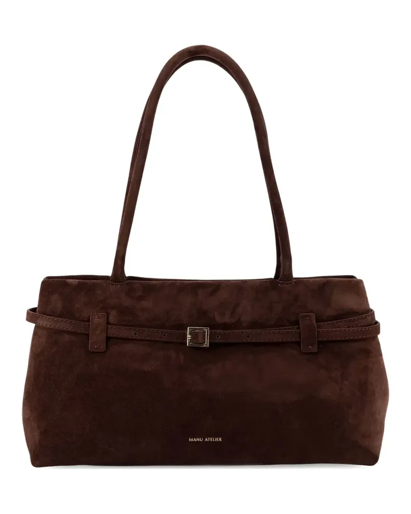 Manu Atelier Le Cambon East West Wildledertasche - Braun Braun