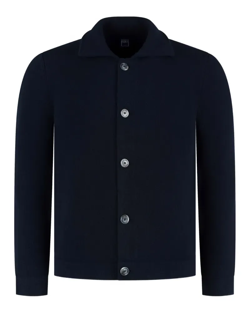 Fedeli Geknöpfter Cardigan - Blau Blau