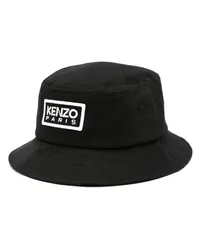 Kenzo Fischerhut mit Logo-Stickerei Schwarz