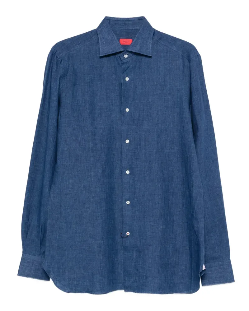 Isaia buttoned long-sleeve shirt - Blau Blau