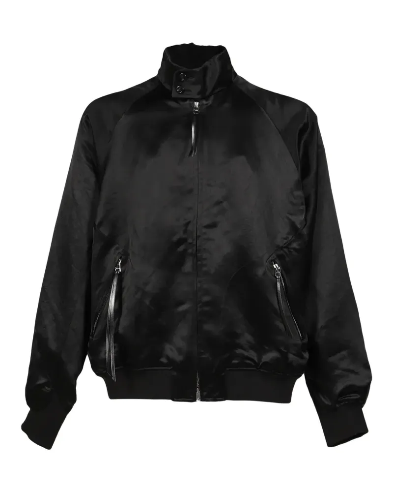 Post Archive Faction Opening mock-neck bomber jacket - Schwarz Schwarz