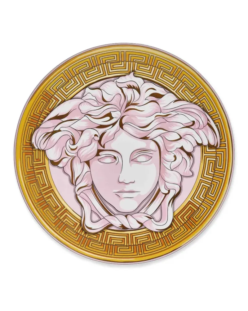 Versace Medusa Amplified Teller (33cm) - Rosa Rosa
