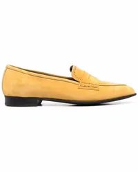 Bally Loafer aus Wildleder Gelb