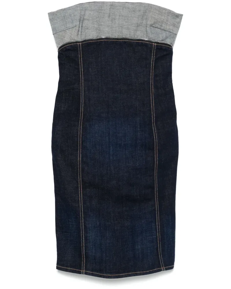 Dsquared2 Upside Jeans-Minikleid - Blau Blau