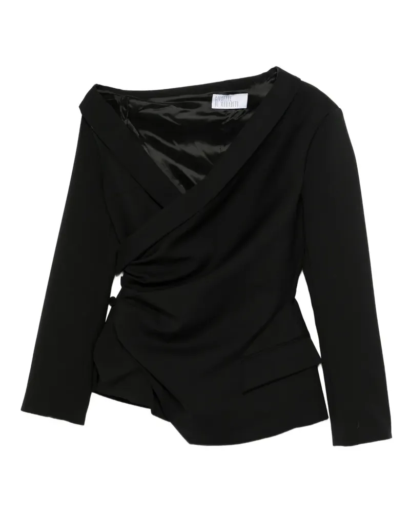Giuseppe di Morabito Asymmetrische Jacke - Schwarz Schwarz