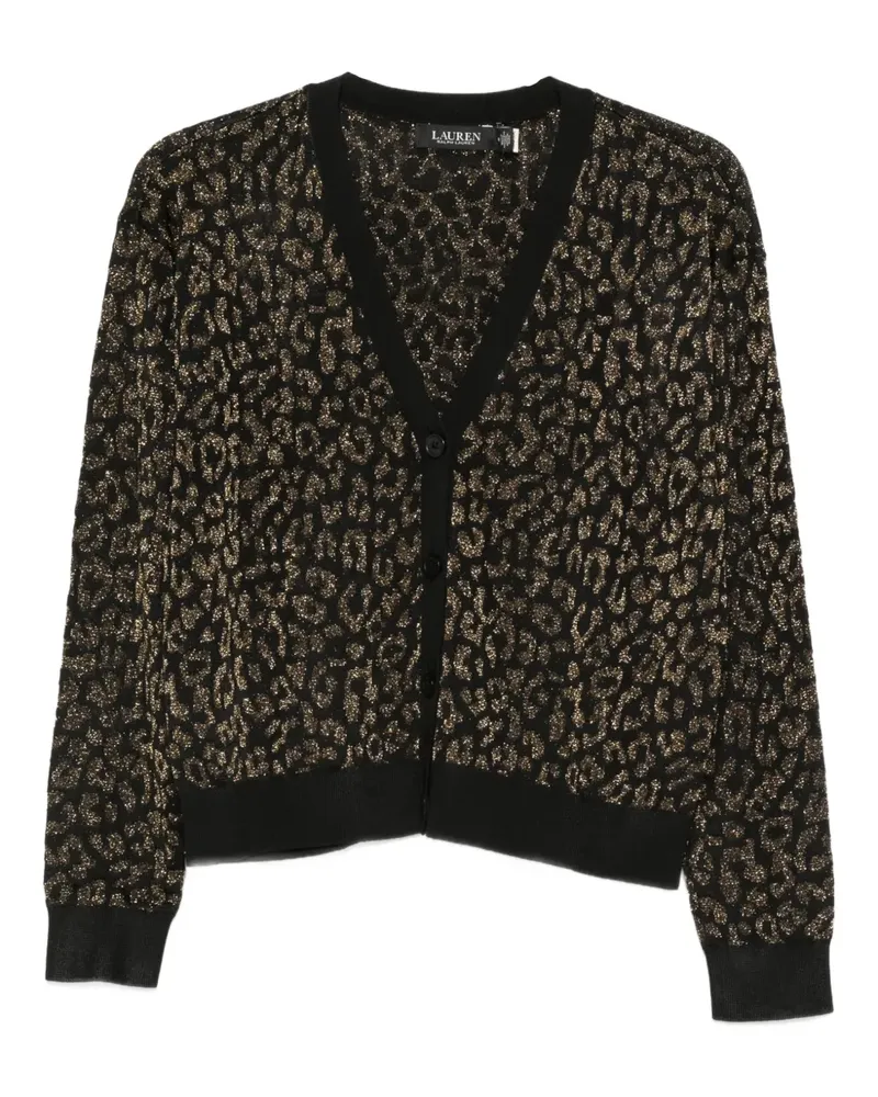 Ralph Lauren Cardigan mit V-Ausschnitt - Schwarz Schwarz
