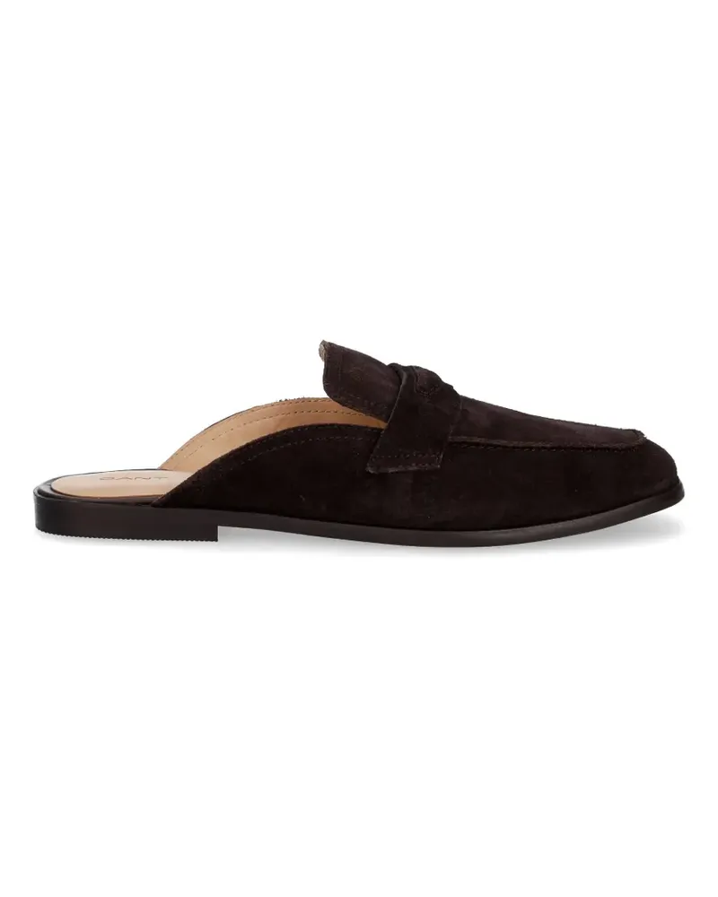 Gant suede flat mules - Braun Braun