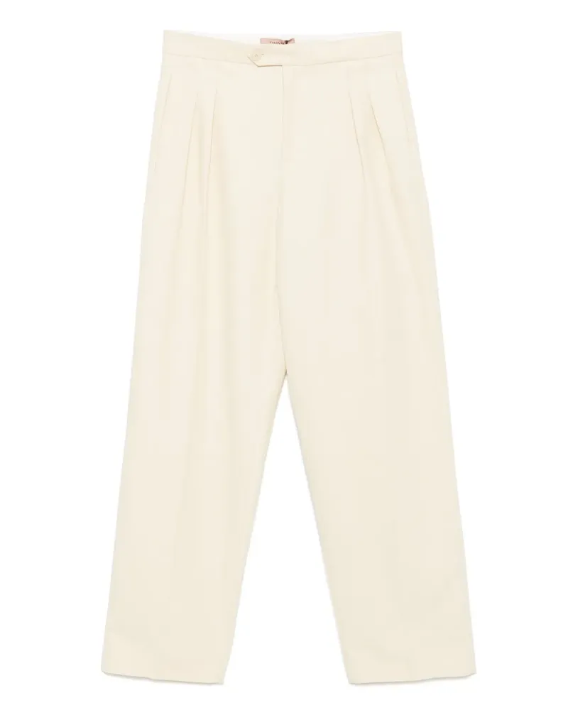 Twin-Set Hose mit Logo-Schild - Nude Nude