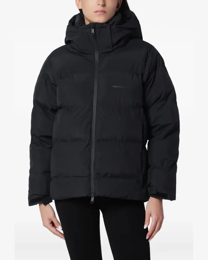 Tretorn Arctic Steppjacke mit Kapuze - Schwarz Schwarz