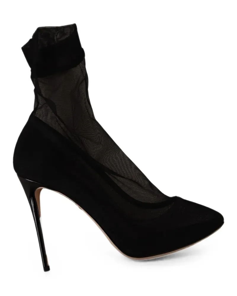 Dolce & Gabbana Mesh-Pumps mit spitzer Kappe - Schwarz Schwarz