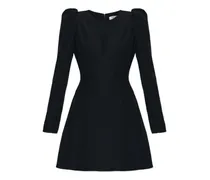 Minikleid mit langen Ärmeln - Schwarz