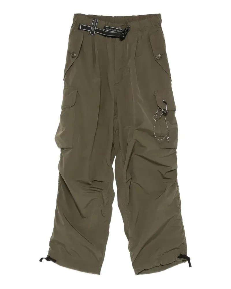 and wander belted cargo trousers - Grün Grün
