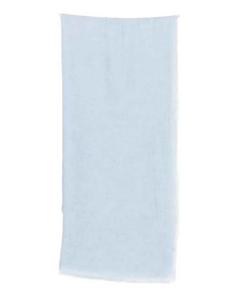 Faliero Sarti Schal mit ausgefransten Kanten - Blau Blau