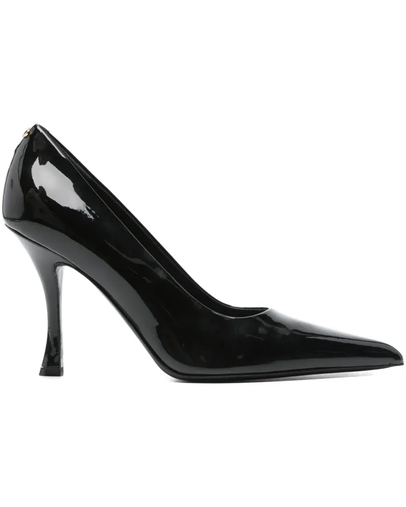 Ferragamo Pumps mit spitzer Kappe 100mm - Schwarz Schwarz