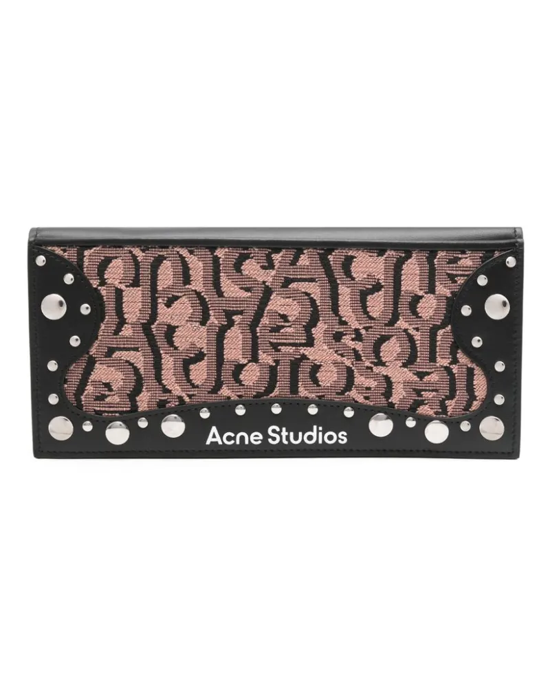 Acne Studios Portemonnaie mit Logo-Jacquard - Rosa Rosa