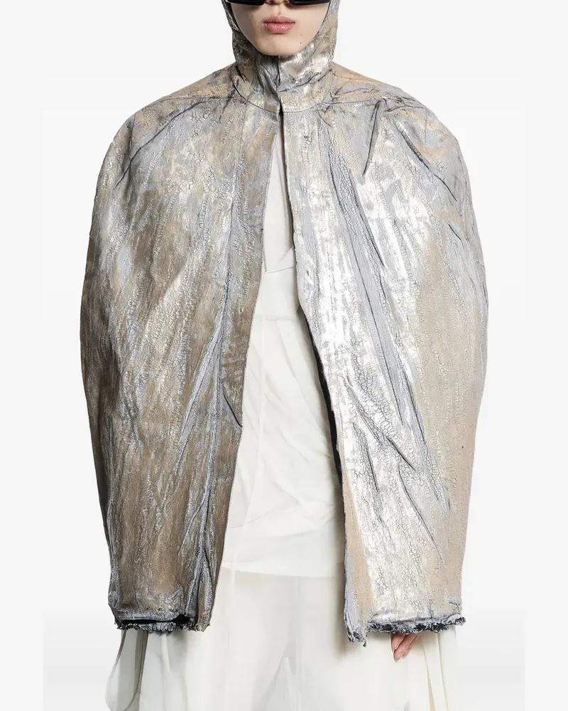 Rick Owens Cape mit Kapuze - Gold Gold