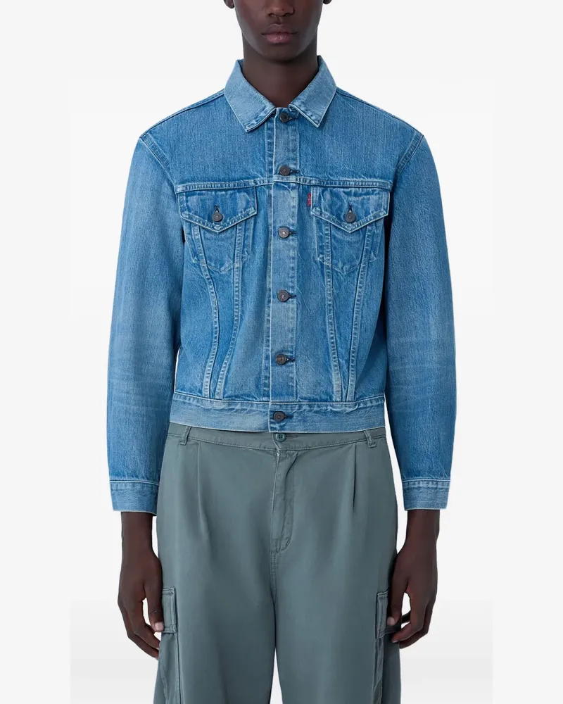 Levi's flap-pocket denim jacket - Blau Blau