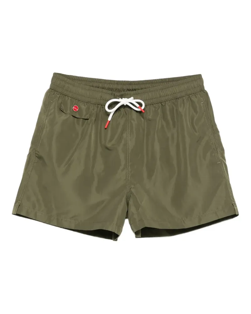 Kiton drawstring swim shorts - Grün Grün
