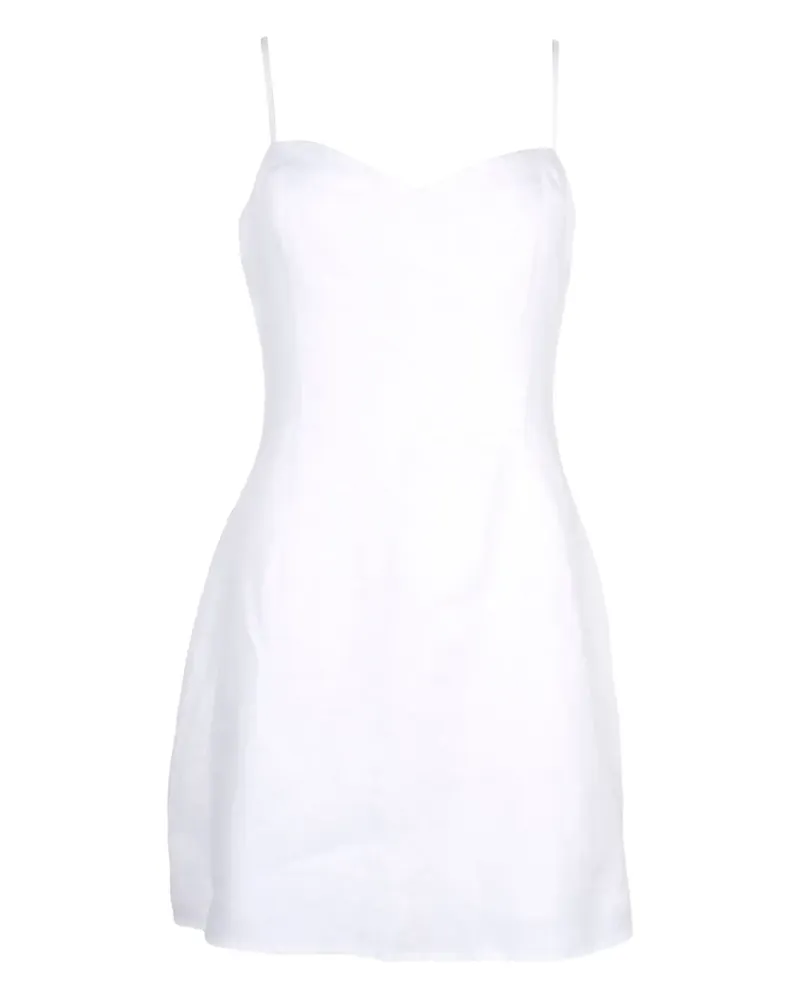 Reformation linen mini dress - Weiß Weiß