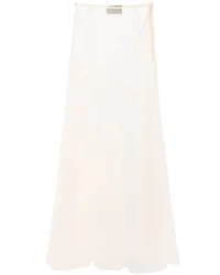 Simone Rocha Semi-transparenter Maxirock Nude