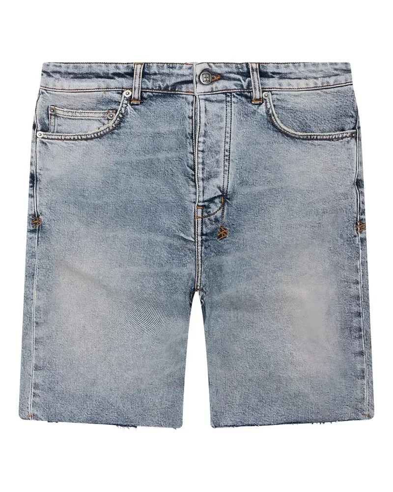 ksubi Chopper Shorts mit ausgefranstem Saum - Blau Blau