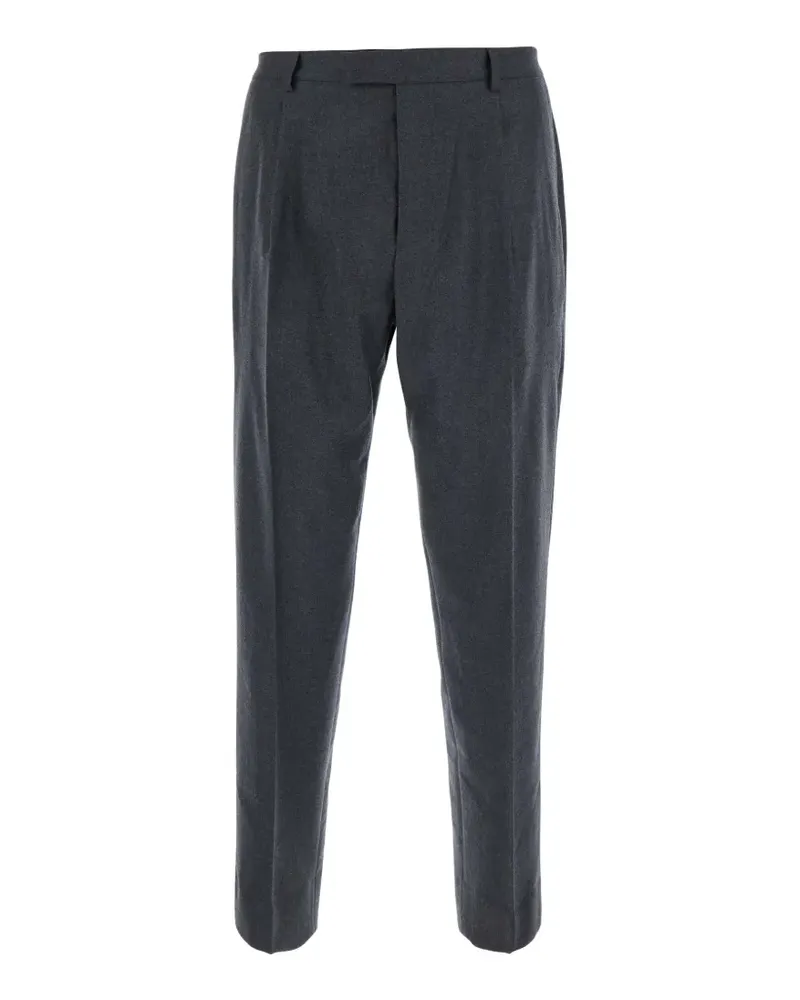 Low Brand Plissierte Tapered-Hose - Grau Grau