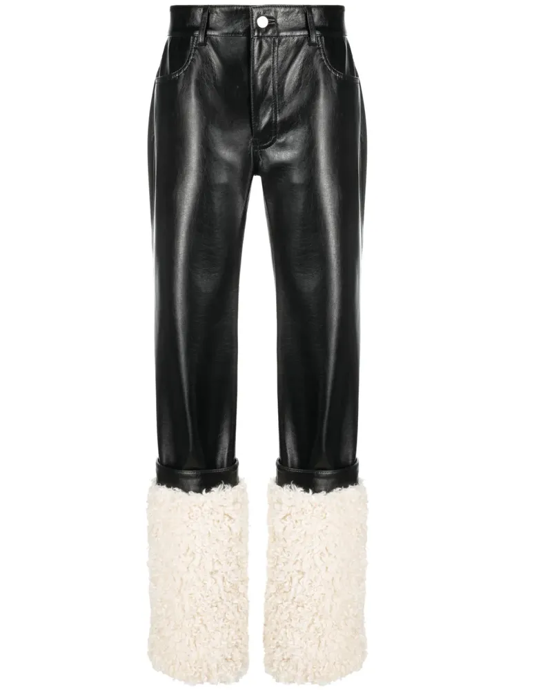 COPERNI Hose aus Faux-Leder - Schwarz Schwarz