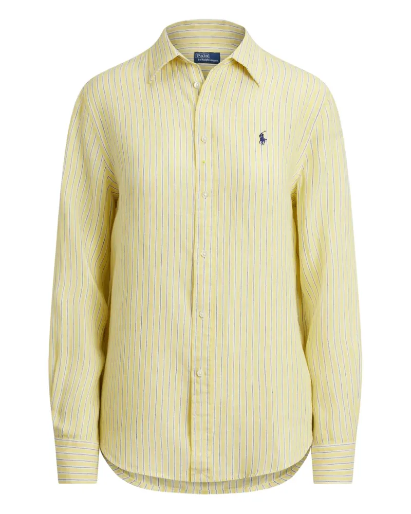 Ralph Lauren Gestreiftes Hemd - Gelb Gelb