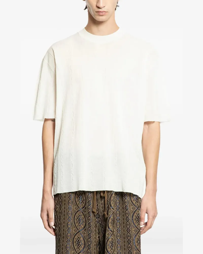 Uma Wang Klassisches T-Shirt - Nude Nude