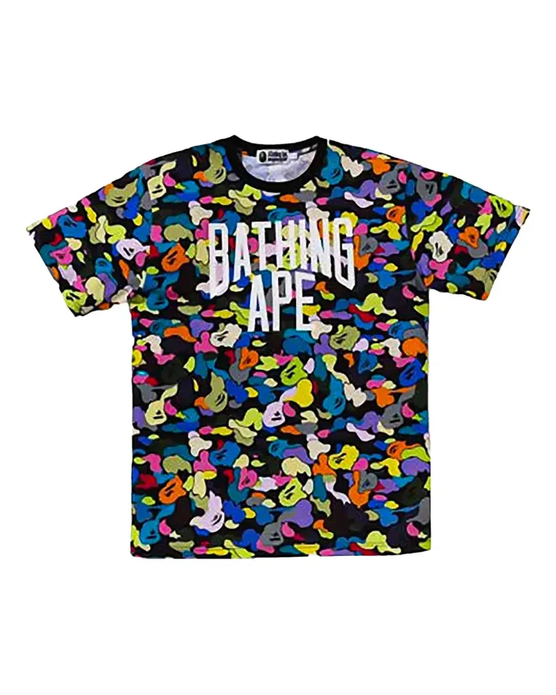 BAPE Camo logo-print T-shirt - Schwarz Schwarz