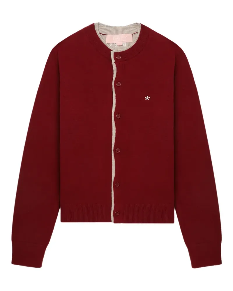 BAPE Cardigan mit Sternstickerei - Rot Rot