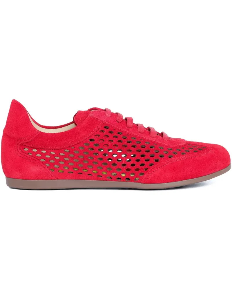 Sarah Chofakian Gelato perforated sneakers - Rot Rot