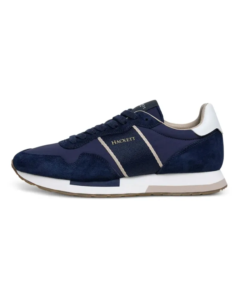Hackett Keston Symbol Sneakers mit Wildledereinsätzen - Blau Blau
