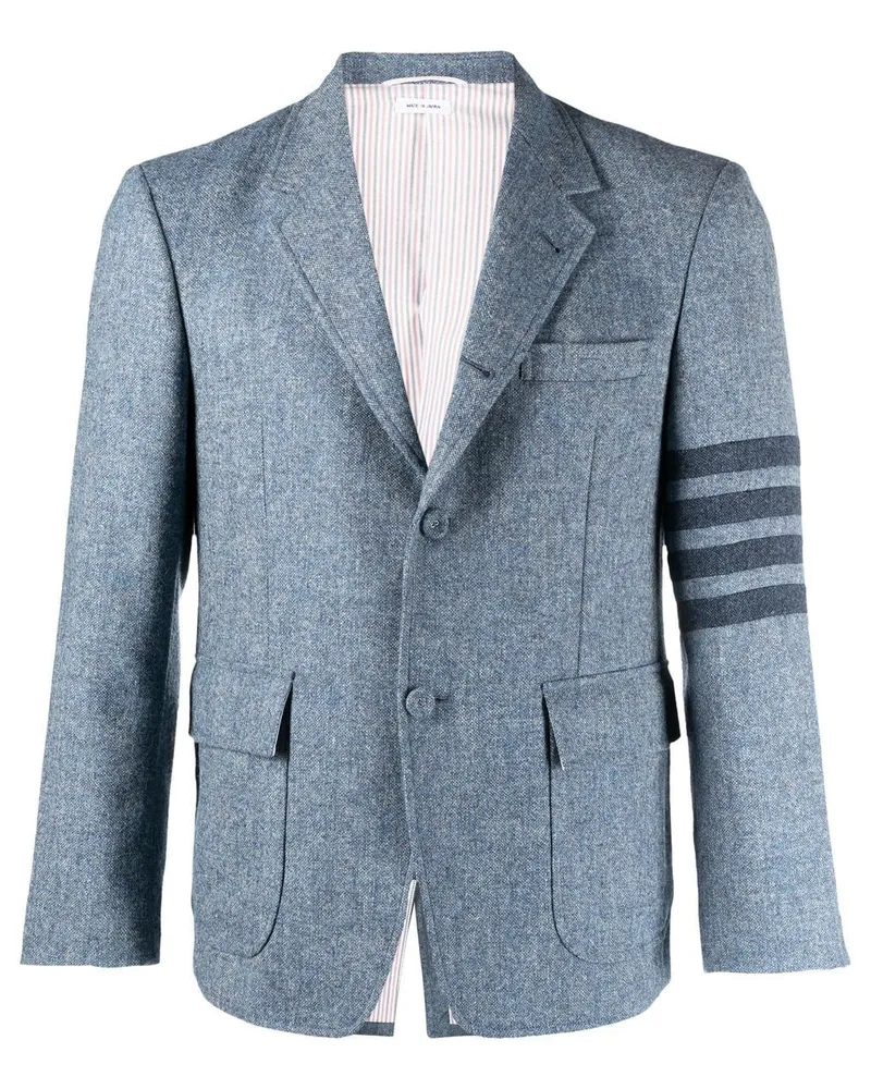 Thom Browne Sakko mit Streifendetail - Blau Blau