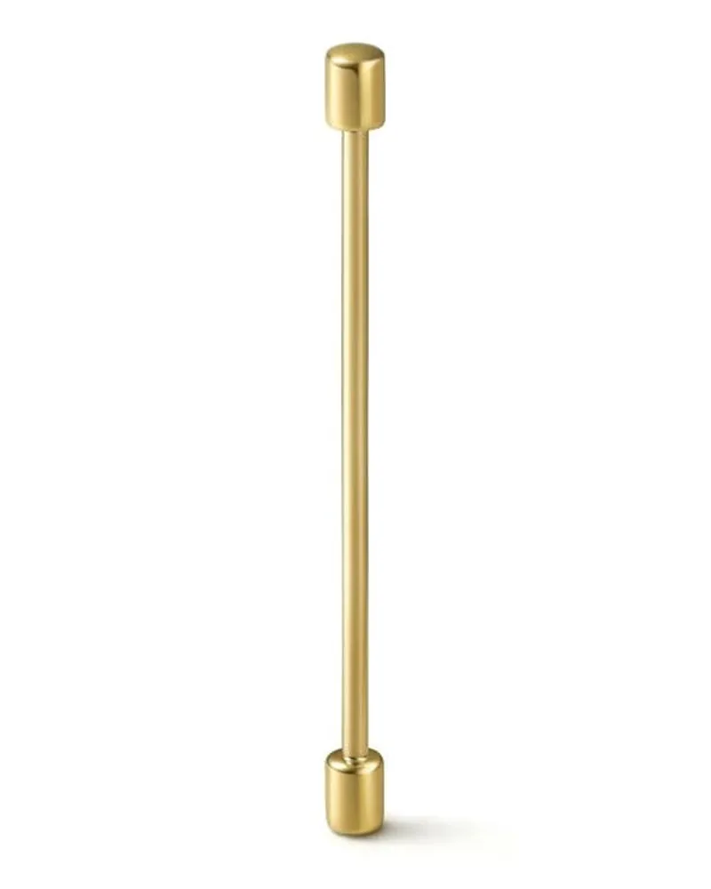 SHIHARA 18kt Twist Pin 03 Gelbgoldohrring Gold