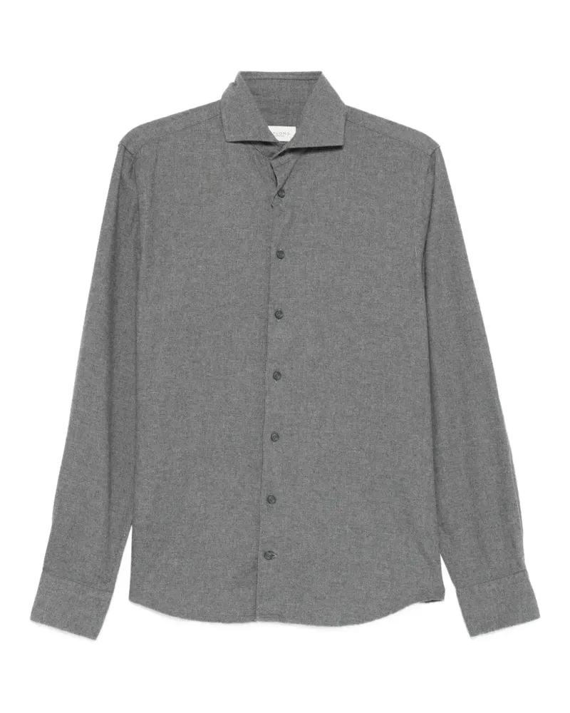 Profuomo Klassisches Hemd - Grau Grau