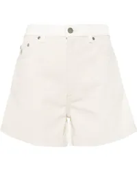 Stella McCartney Zweifarbige Jeans-Shorts Nude