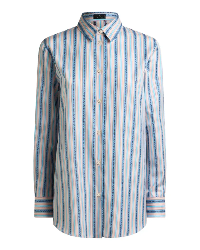 Etro Gestreiftes Hemd - Nude Nude