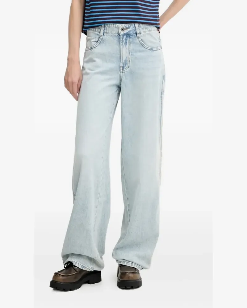 Miss Sixty Pailletten-Jeans mit Seitenschlitz - Blau Blau