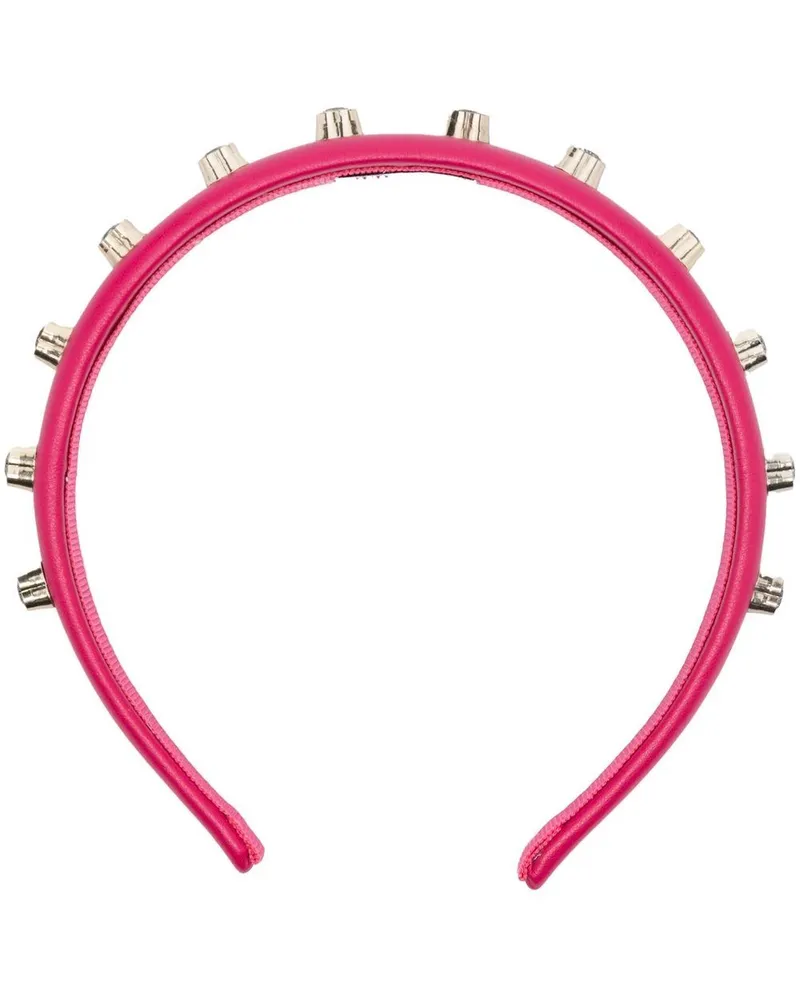 RED Valentino Haarreif mit Kristallen - Rosa Rosa