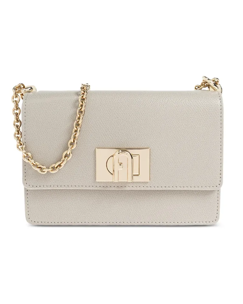 Furla Strukturierte 1927 Schultertasche - Grau Grau