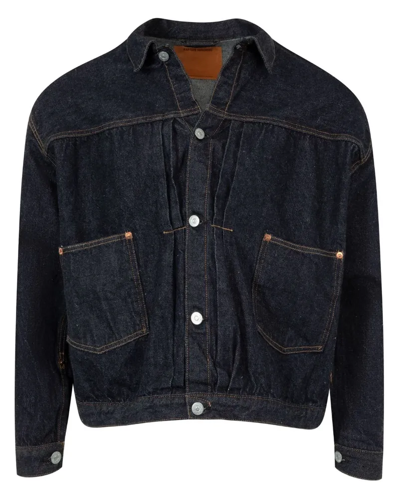 Kaptain Sunshine Trucker 2P Jeansjacke - Blau Blau