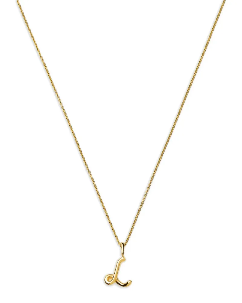 Missoma Halskette mit Mini-L-Anhänger - Gold Gold